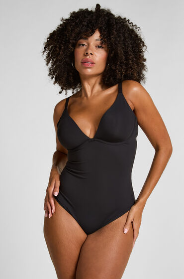 Slät ovadderad body