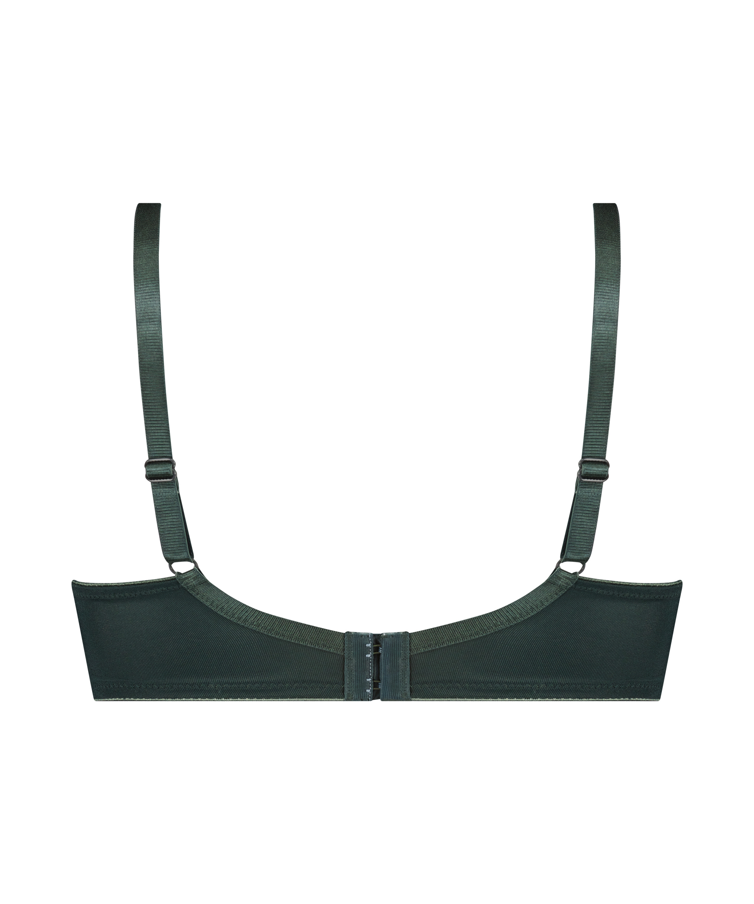 Icke-formpressad minimizer-bh med bygel Nina, Grön, main