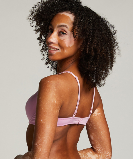 Formpressad bygel-bh Plunge, Rosa