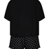 Kort pyjamasset, Svart