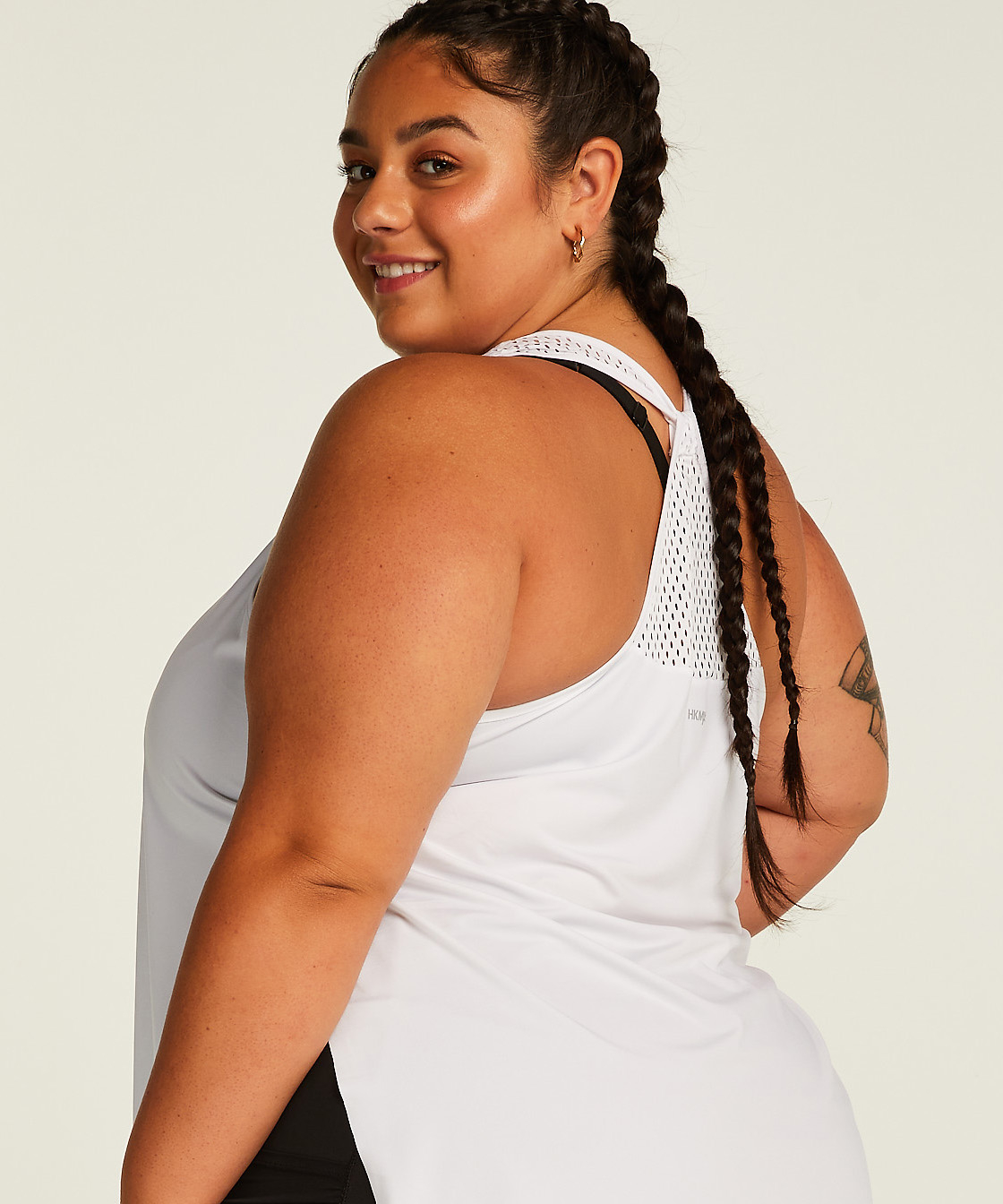 HKMX Tanktop Performance, Vit, main