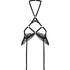 Private body choker harness, Svart