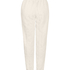Kabelstickade joggingbyxor, Vit