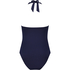 Baddräkt Shaping Halter Scallop, blå