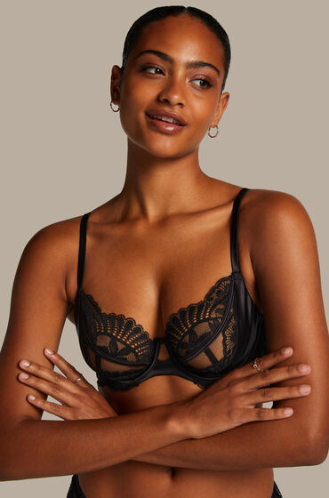 Hunkemöller Icke-formpressad bygel-bh Almendra Svart