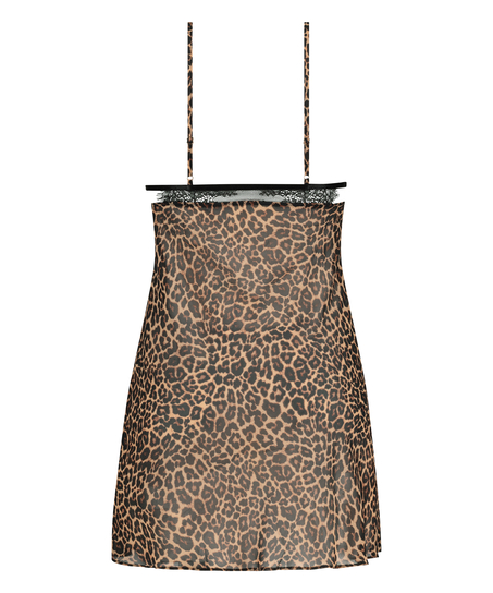 Holly underklänning av chiffong, Svart