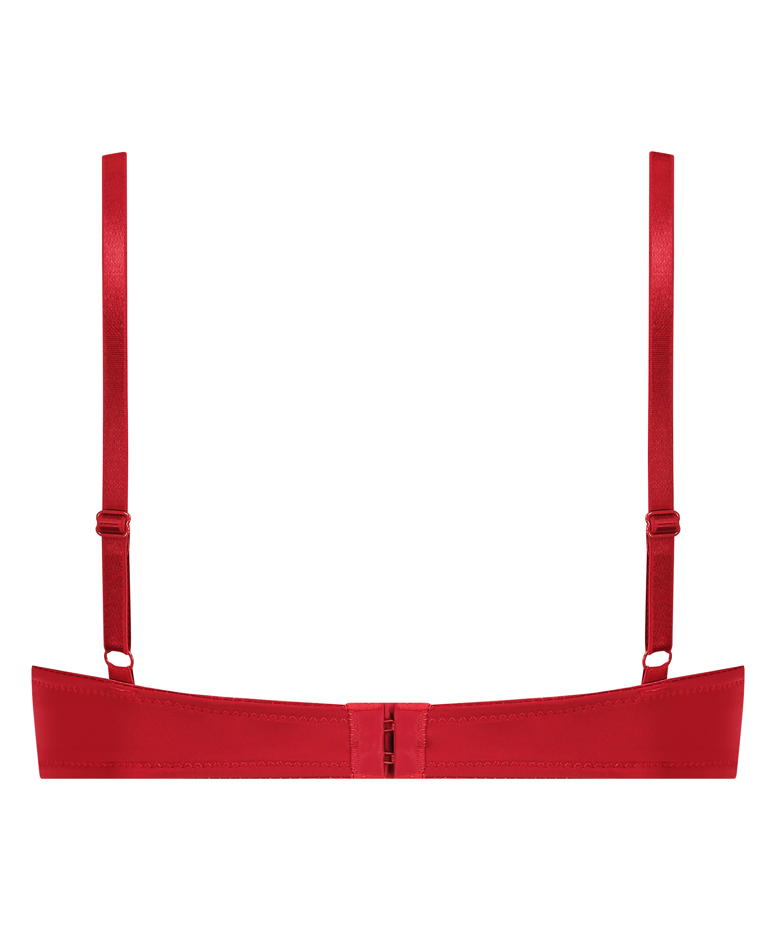 Formpressad bygel-bh Plunge, Röd, main