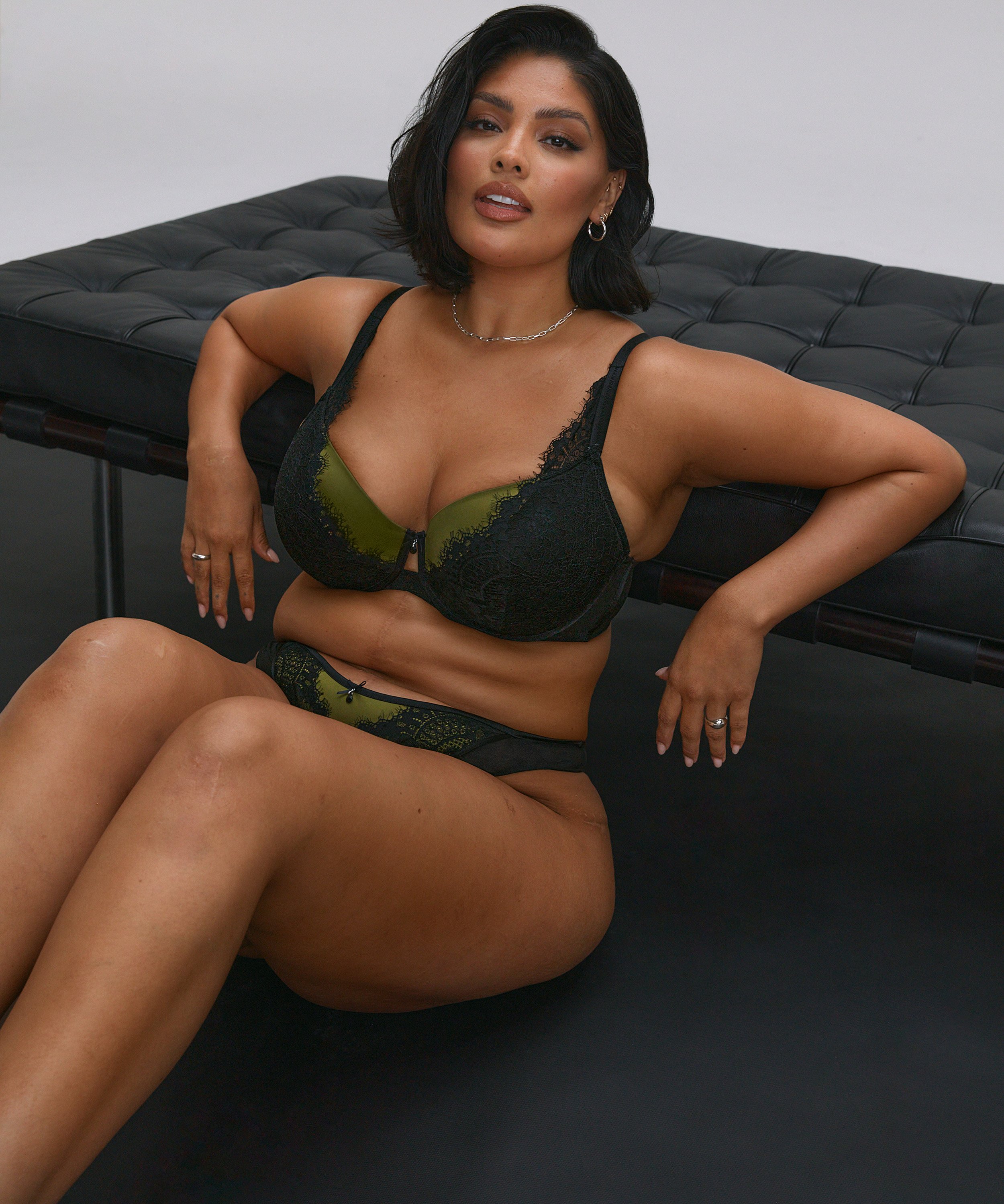 Formpressad bygel-bh Mirabella, Svart, main