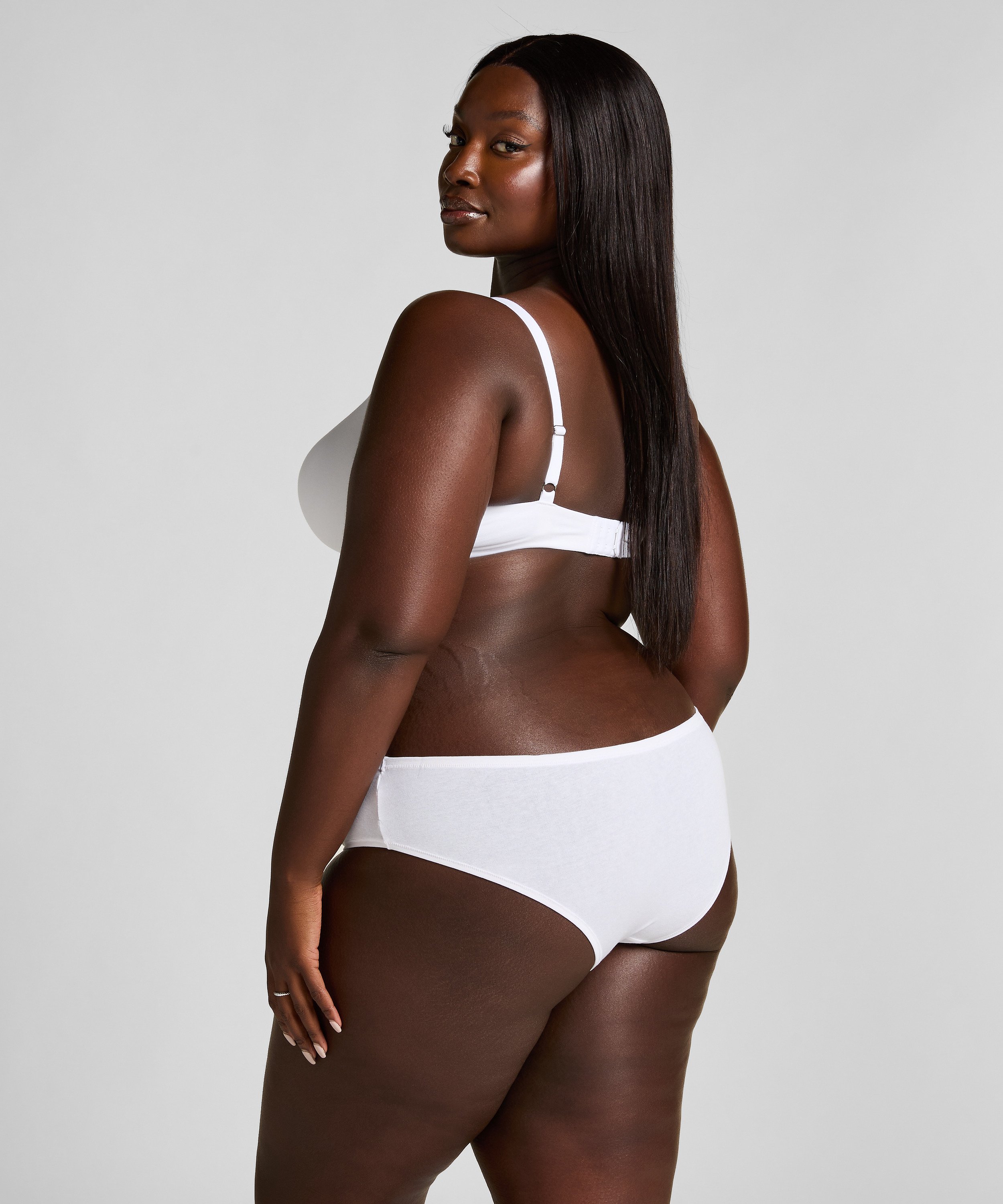 Bomull Kira Brazilian-Trosa, Vit, main