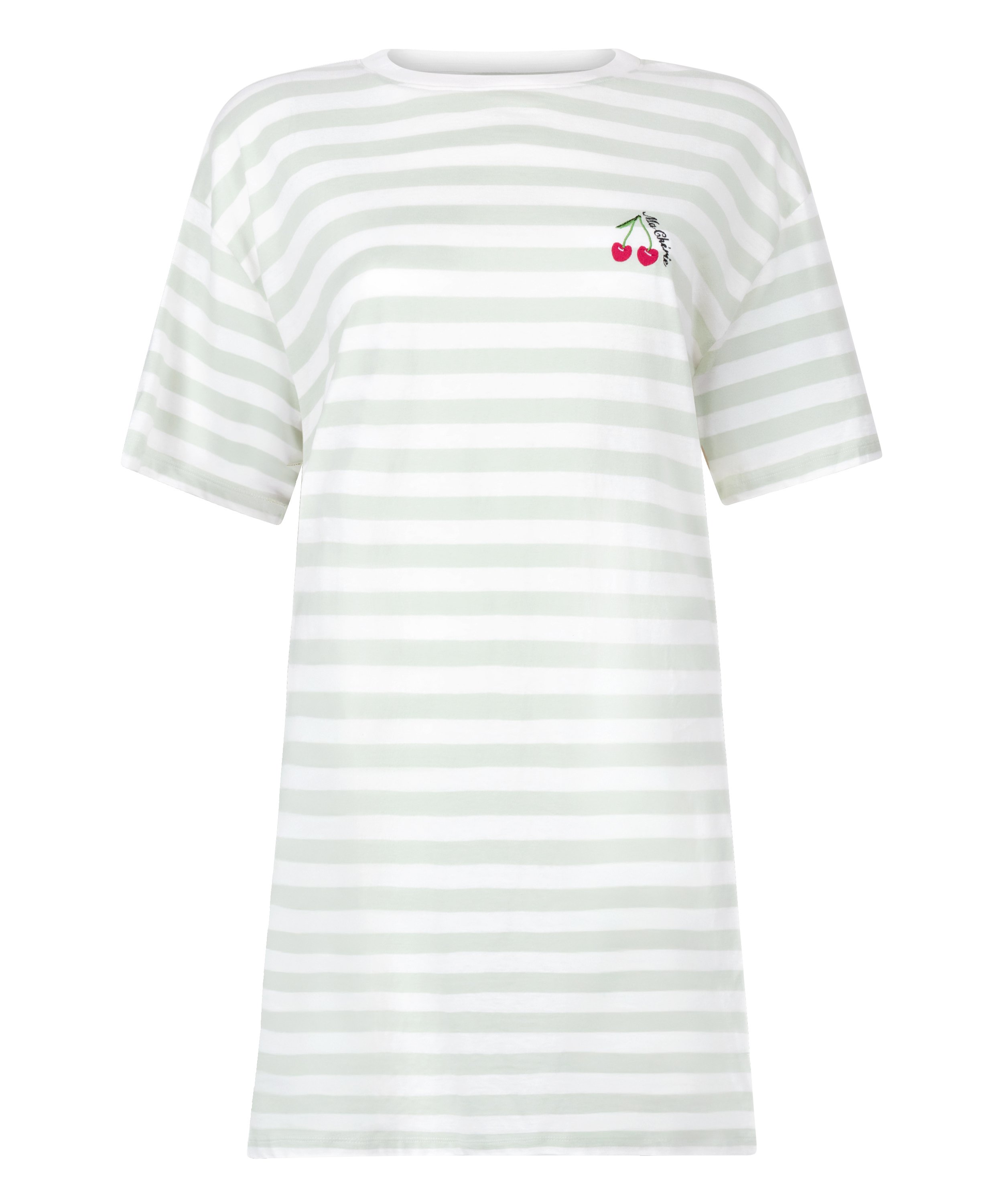 Nattskjorta med rund hals, Gr&ouml;n, main