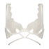 Icke-formpressad longline bygel-bh Seraphina, Vit