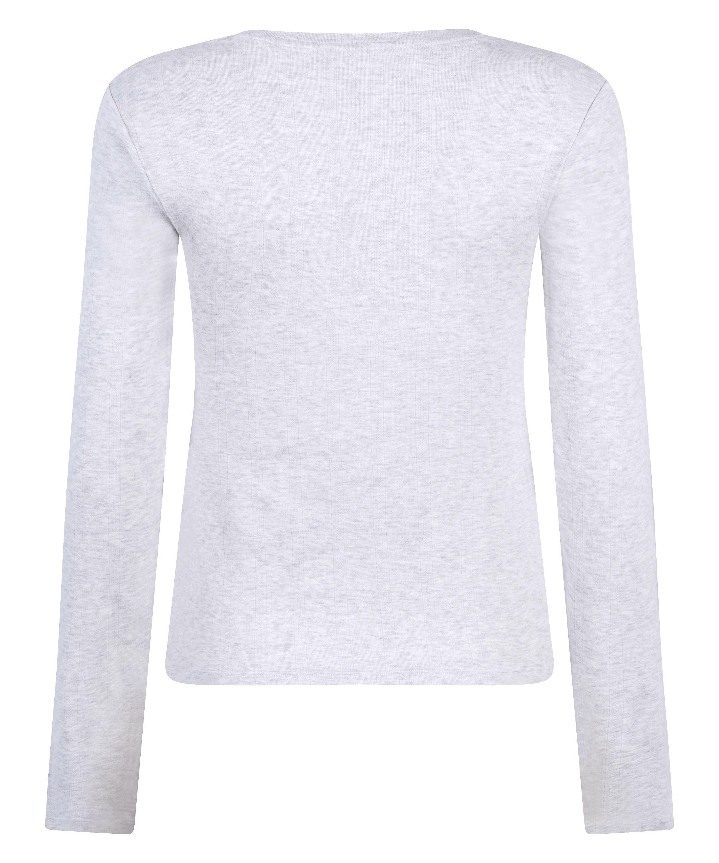 Pyjamastopp Pointelle, Grå, main