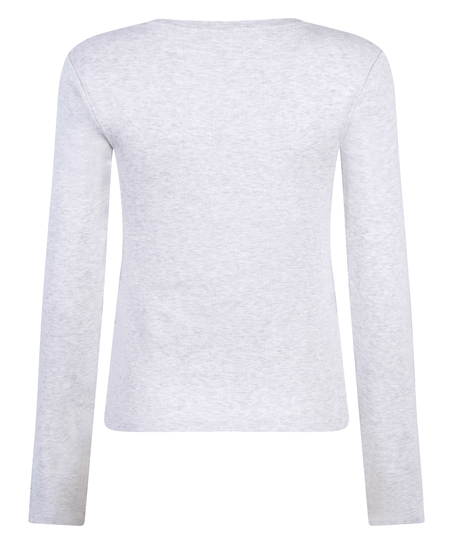 Pyjamastopp Pointelle, Grå