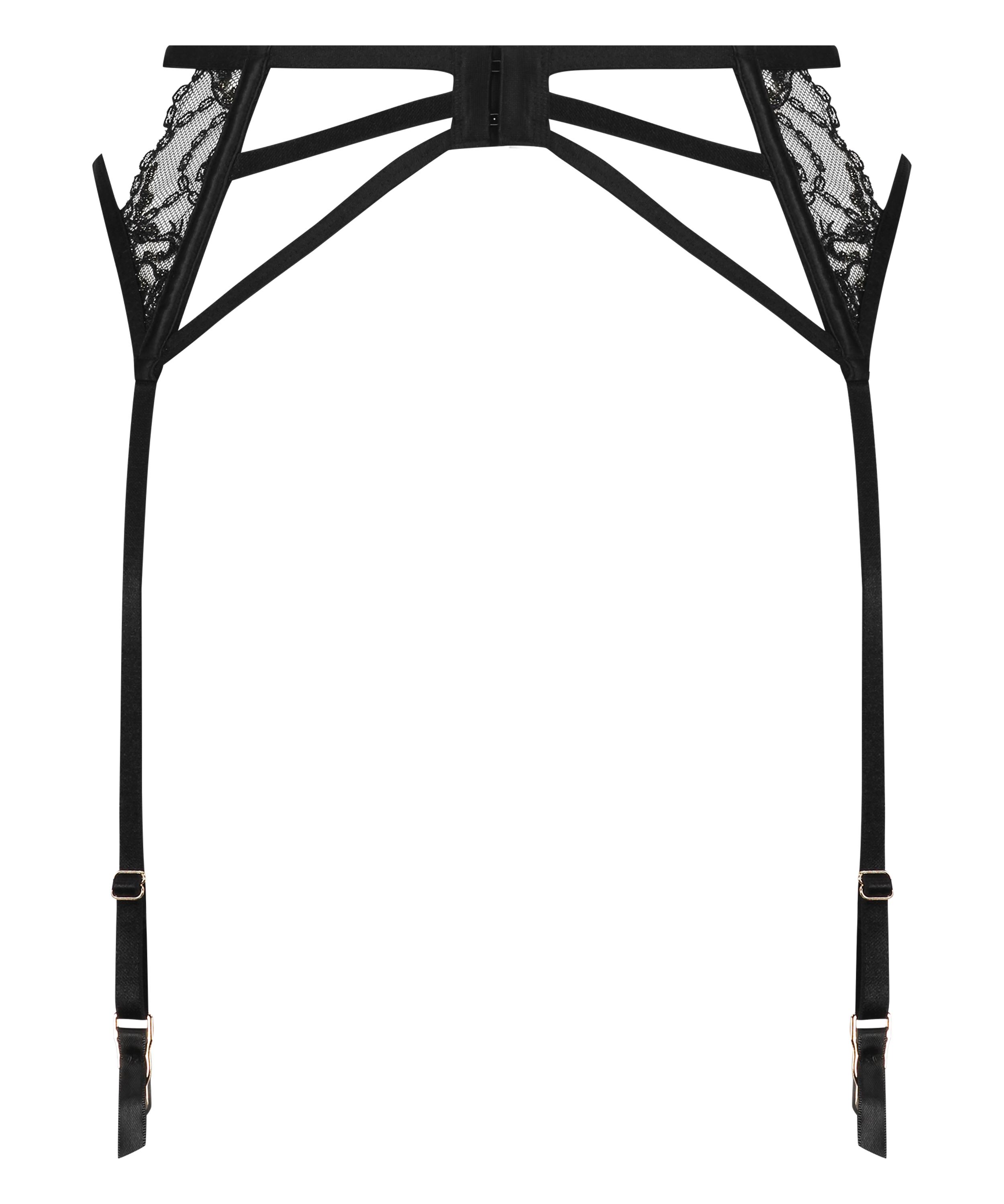 Strumpeband Felicia, Svart, main