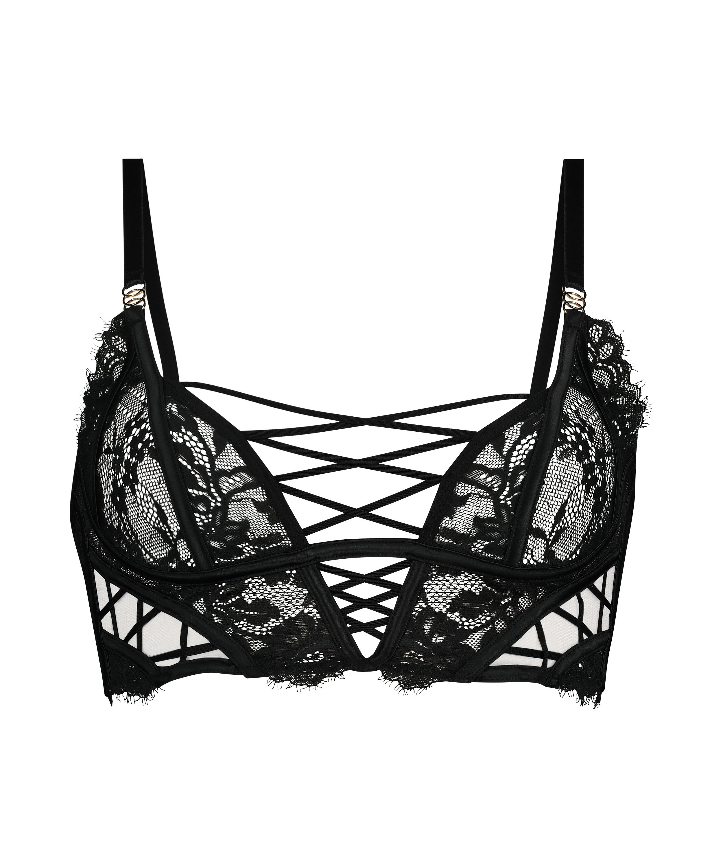 Bralette Loretta, Svart, main