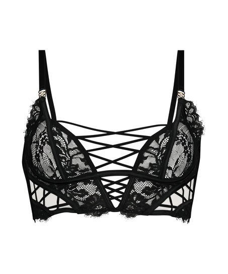 Bralette Loretta, Svart