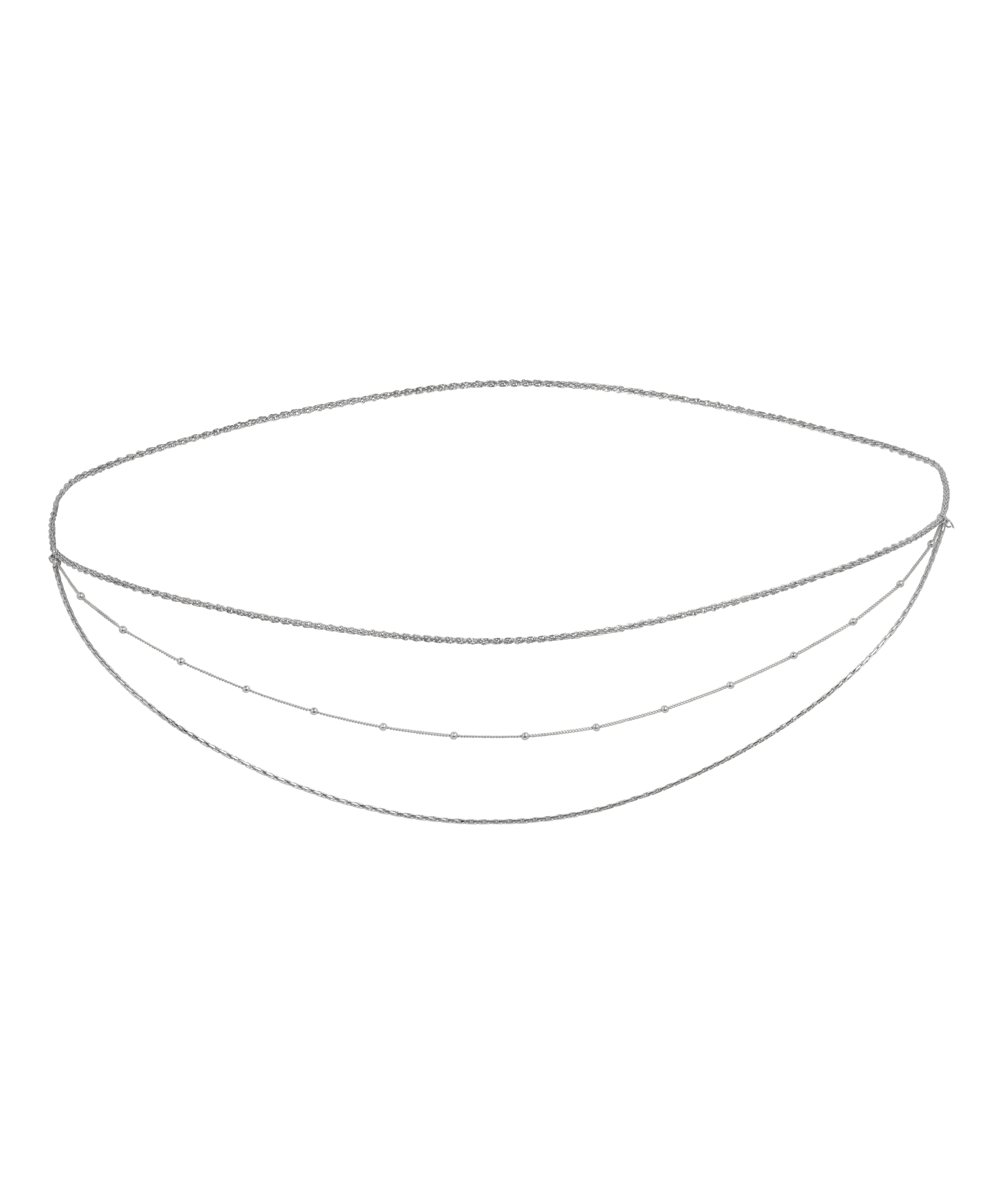 H&ouml;ftkedja med p&auml;rlor, Gr&aring;, main