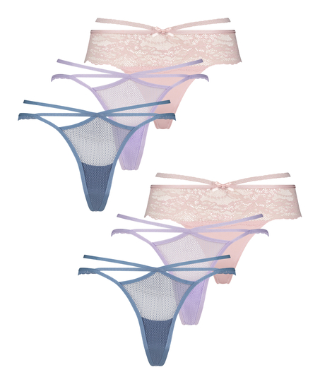 6-pack Braziliantrosa, blå