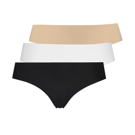 Brazilian-trosa Invisible i bomull, Svart