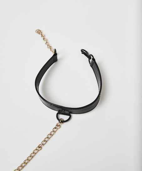 Body harness choker från vår Private Collection, Svart