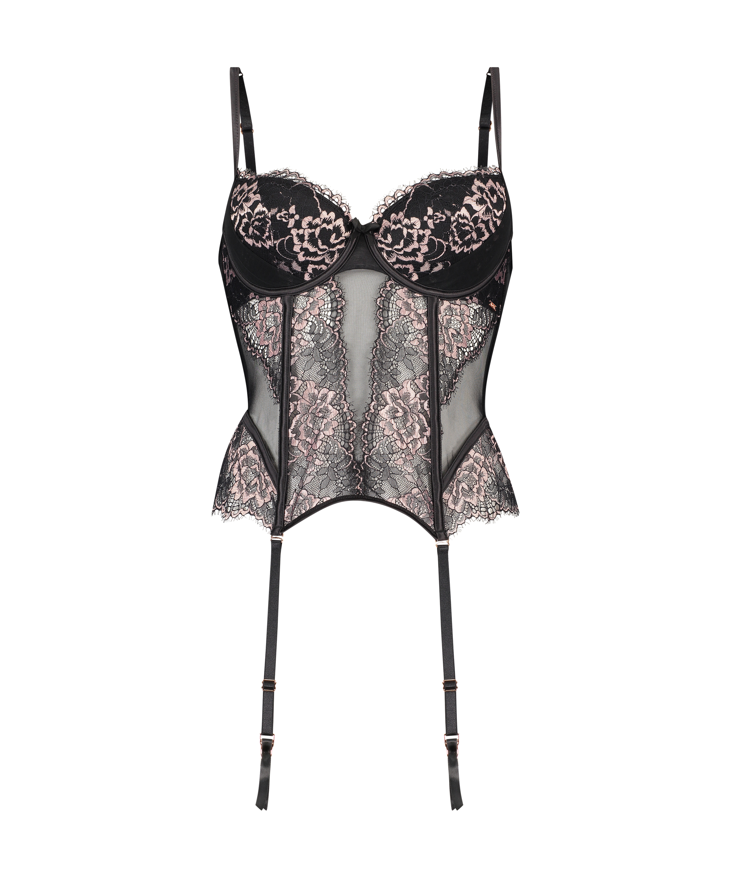 Maria bustier, Svart, main