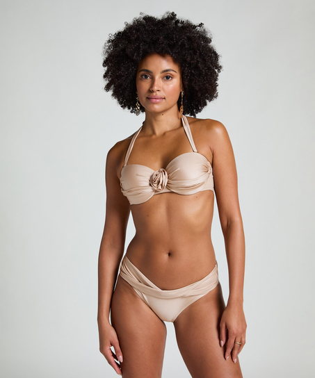 Lima bandeau-bikiniöverdel, Beige