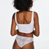 Brazilian-trosa Invisible Lace Back, Vit
