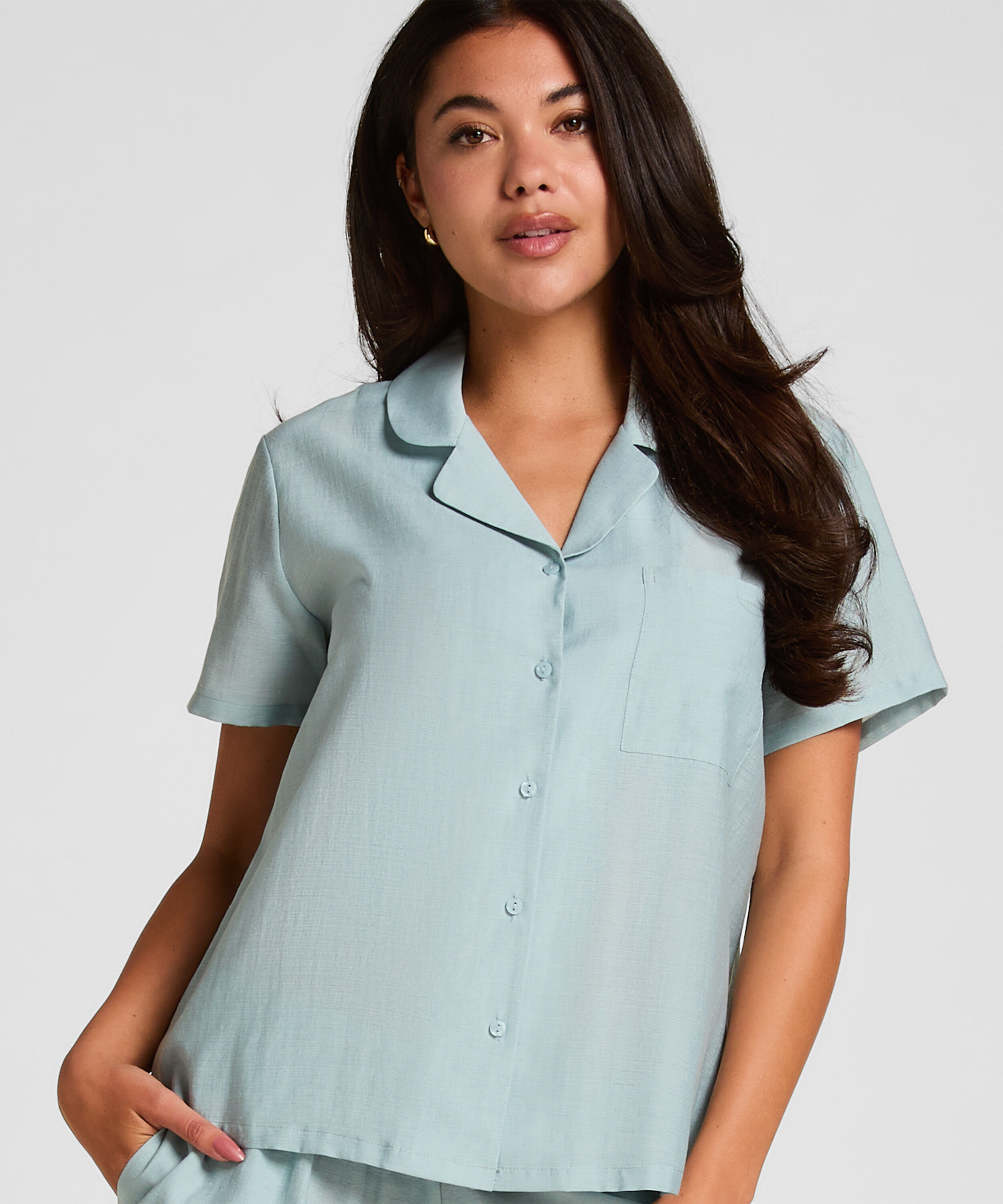 Pyjamasjacka Crinkled