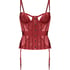 Bustier Pleasure, Röd