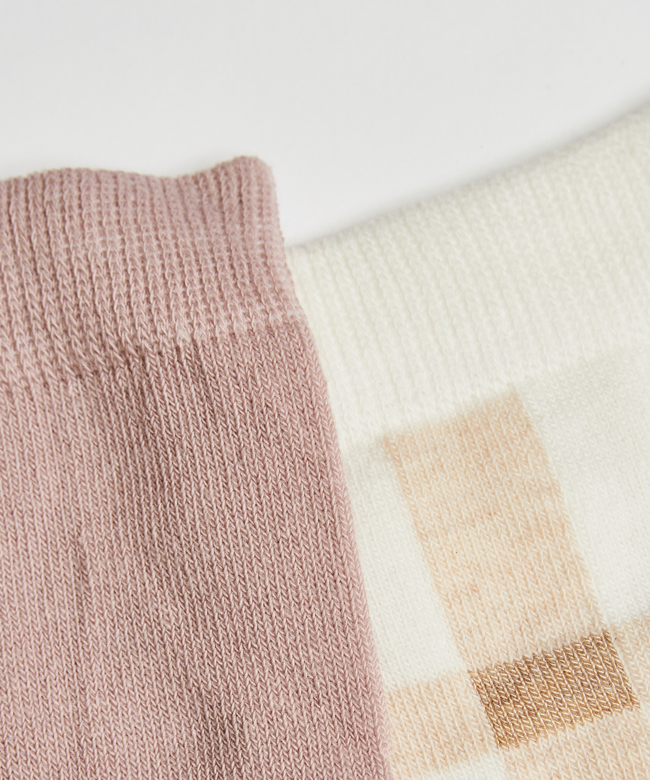 2 Par Bomullsstrumpor, Svart, main