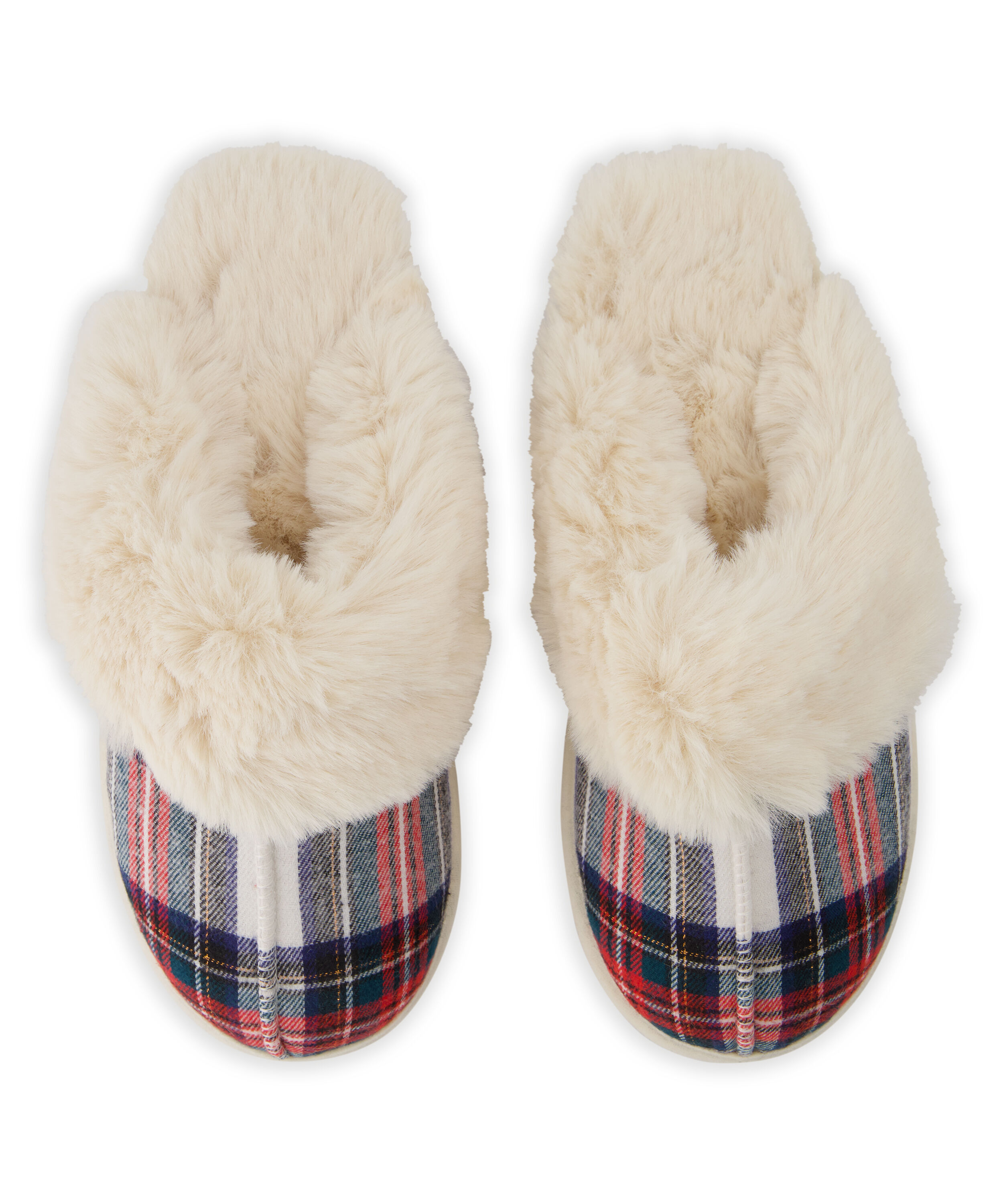 Teddy Mule Slipper, Vit