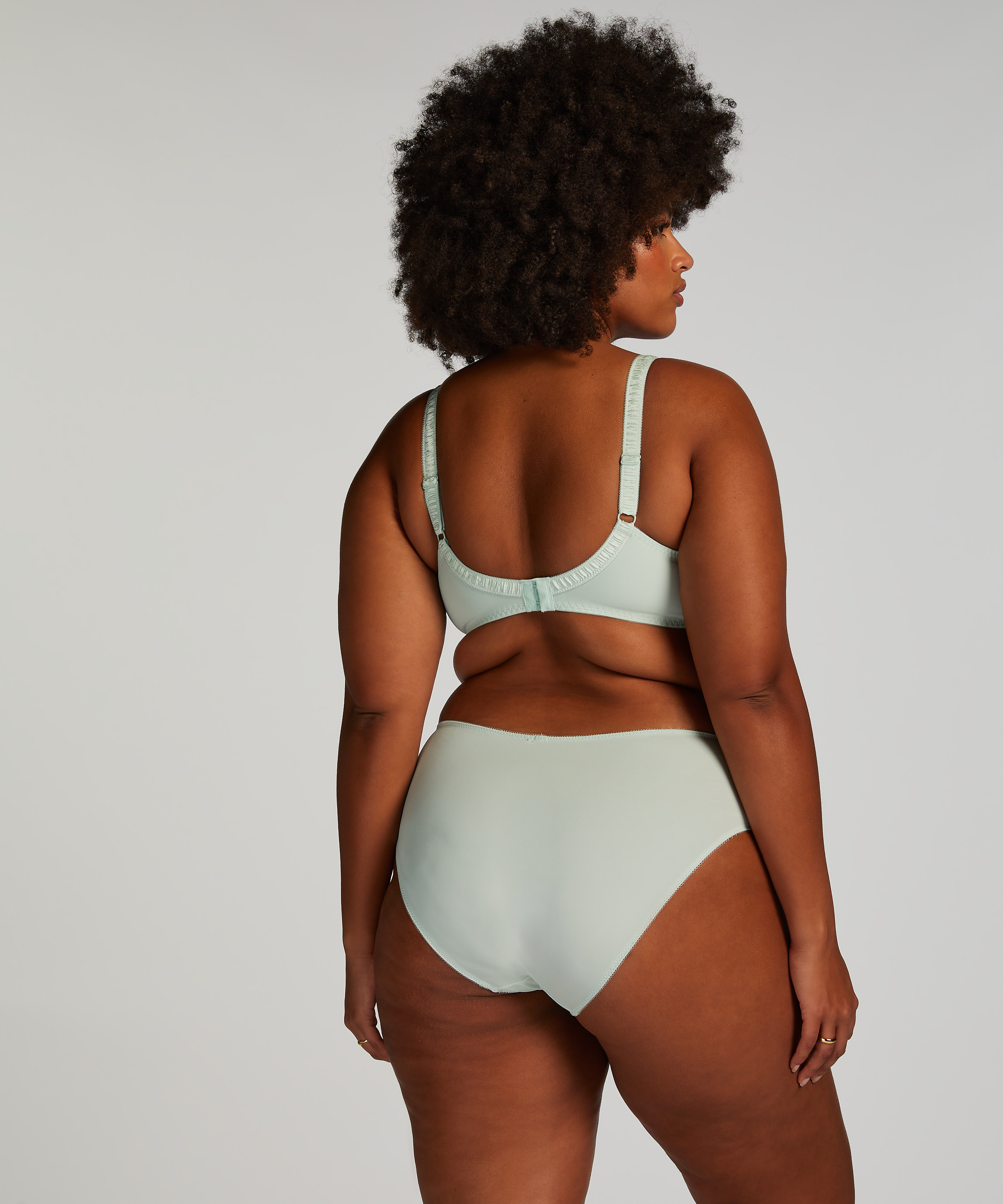 Icke formpressad bygel-bh Diva, Grön, main