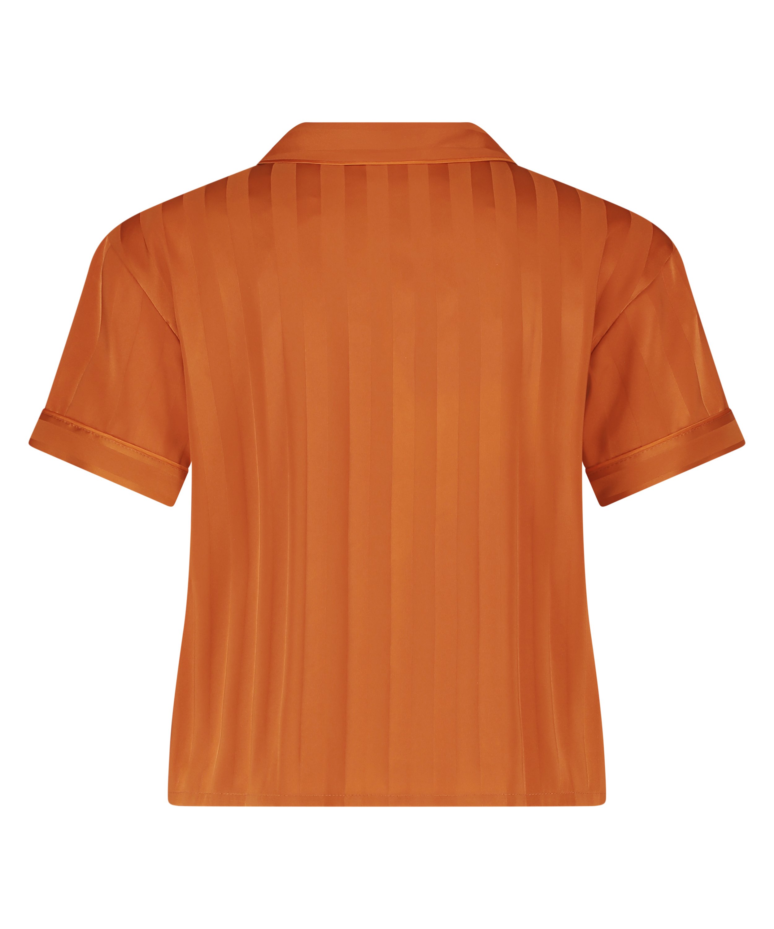 Kortärmad jacka i Satin, Orange, main