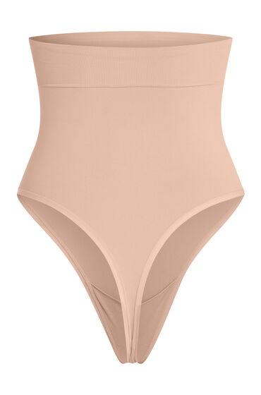 Hunkemöller Sömlös förbättrande stringtrosa med hög midja trosor dam – bild 2
