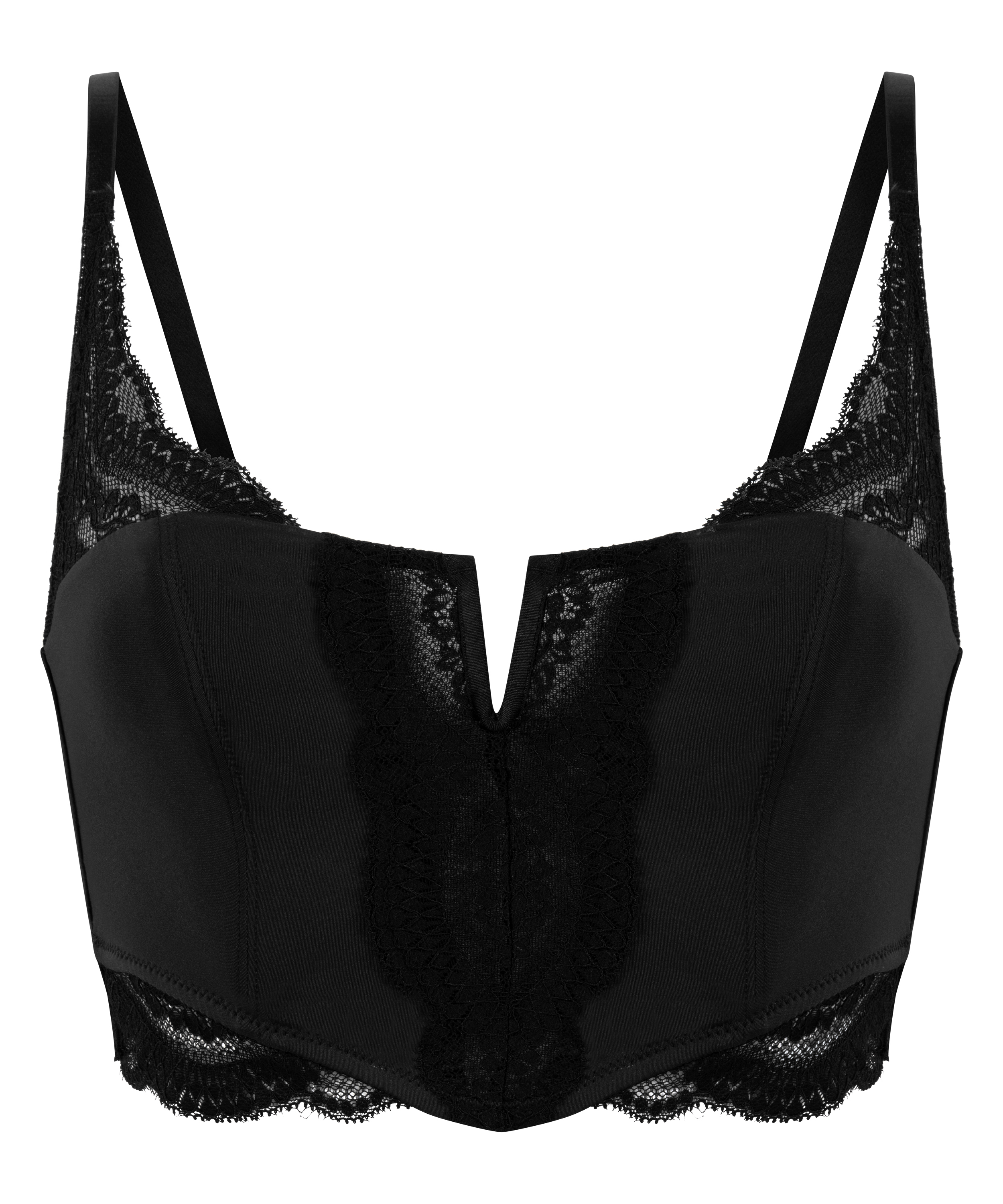 Bronte bralette, Svart, main