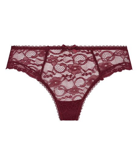 Riley högt skuren minibrazilian-trosa, röd