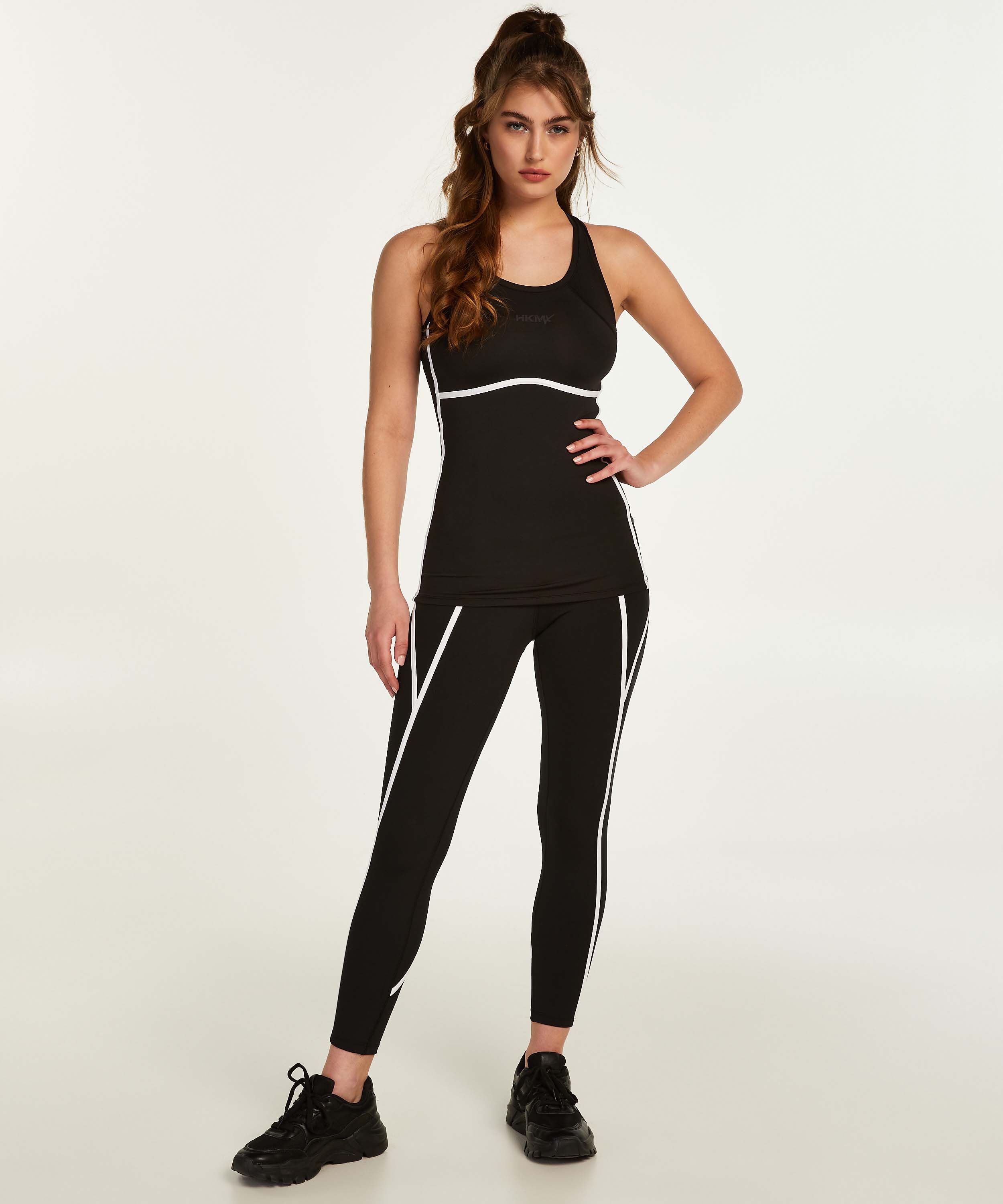 HKMX Ayla slim fit linne, Svart, main