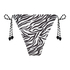 Cheeky Tanga Bikiniunderdel Doha Zebra, Vit