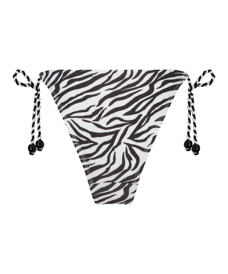Cheeky Tanga Bikiniunderdel Doha Zebra, Vit