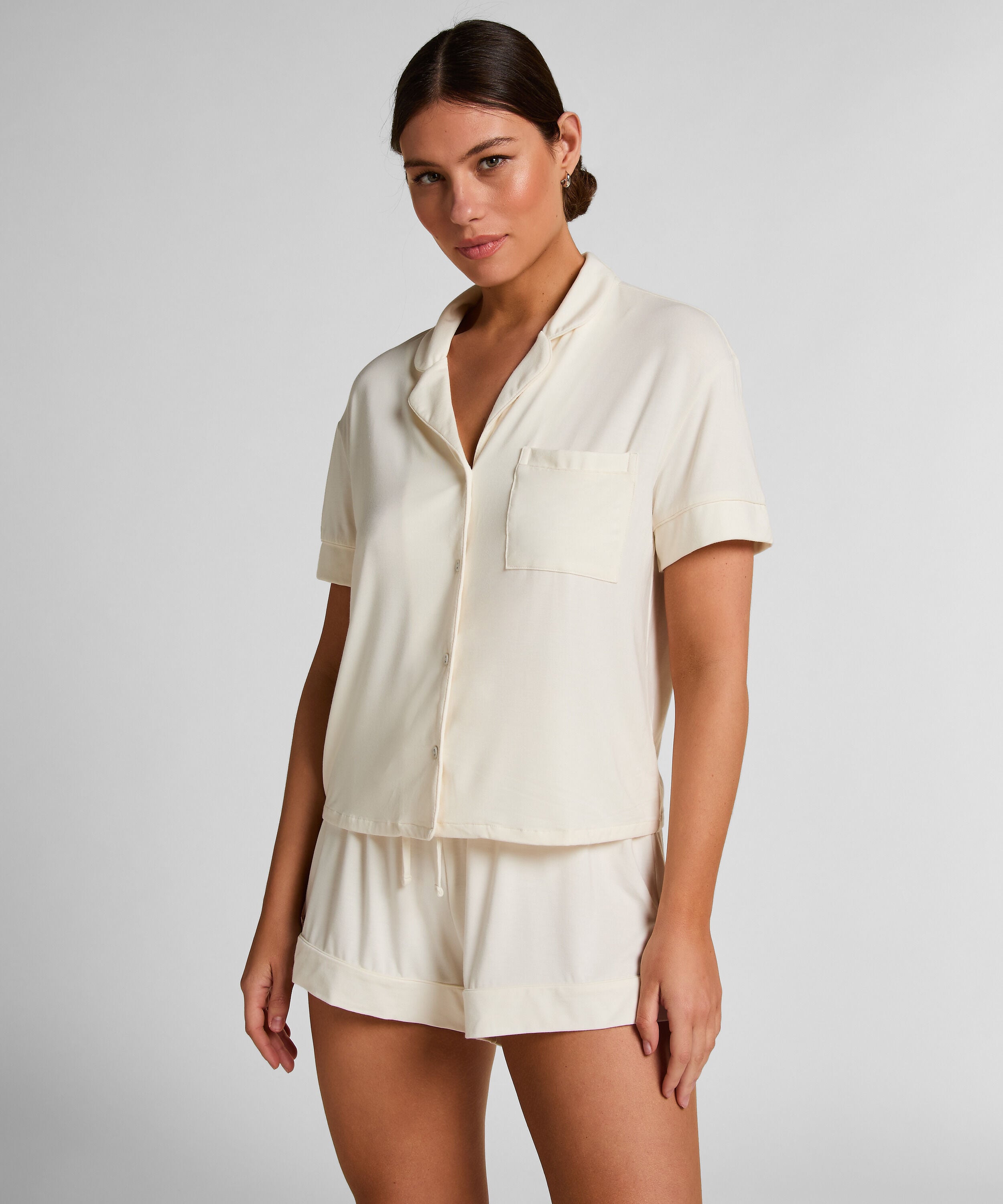 Shorts i jersey Essential, Vit
