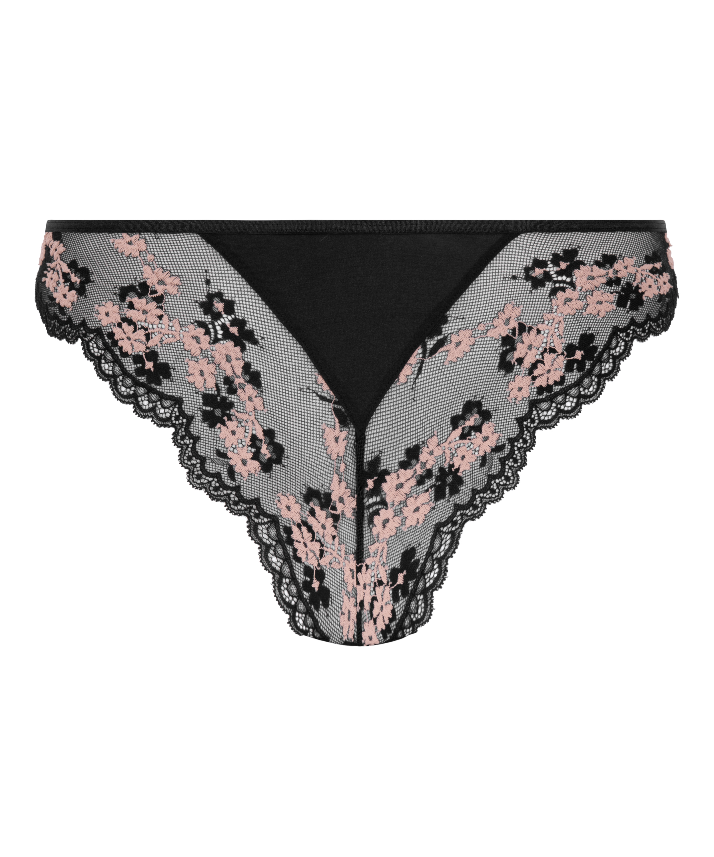 Caro högt skuren brazilian-trosa, Svart, main