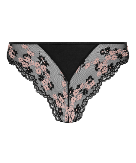 Caro högt skuren brazilian-trosa, Svart