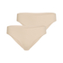 3-pack  osynlig brazilian-trosa, Beige