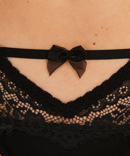 Avari boxer-stringtrosa, Svart