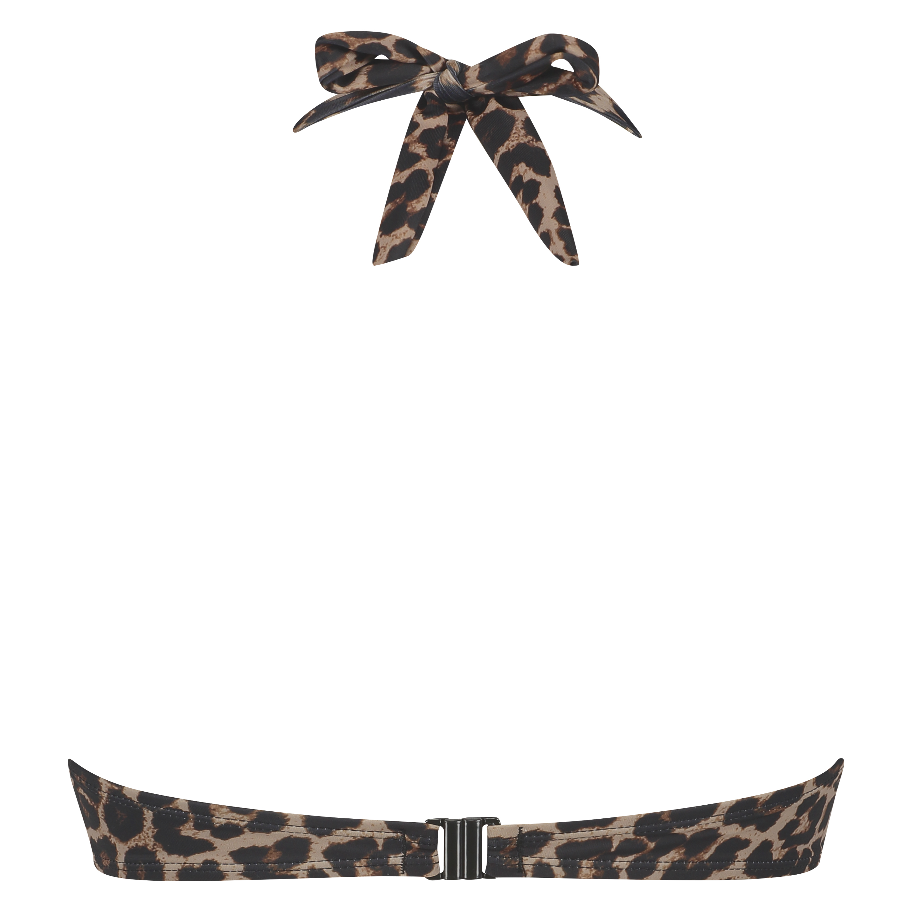 Formpressad bygel-bh med push-up Leopard, Beige, main