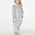 Fleece Onesie Kids, Grå