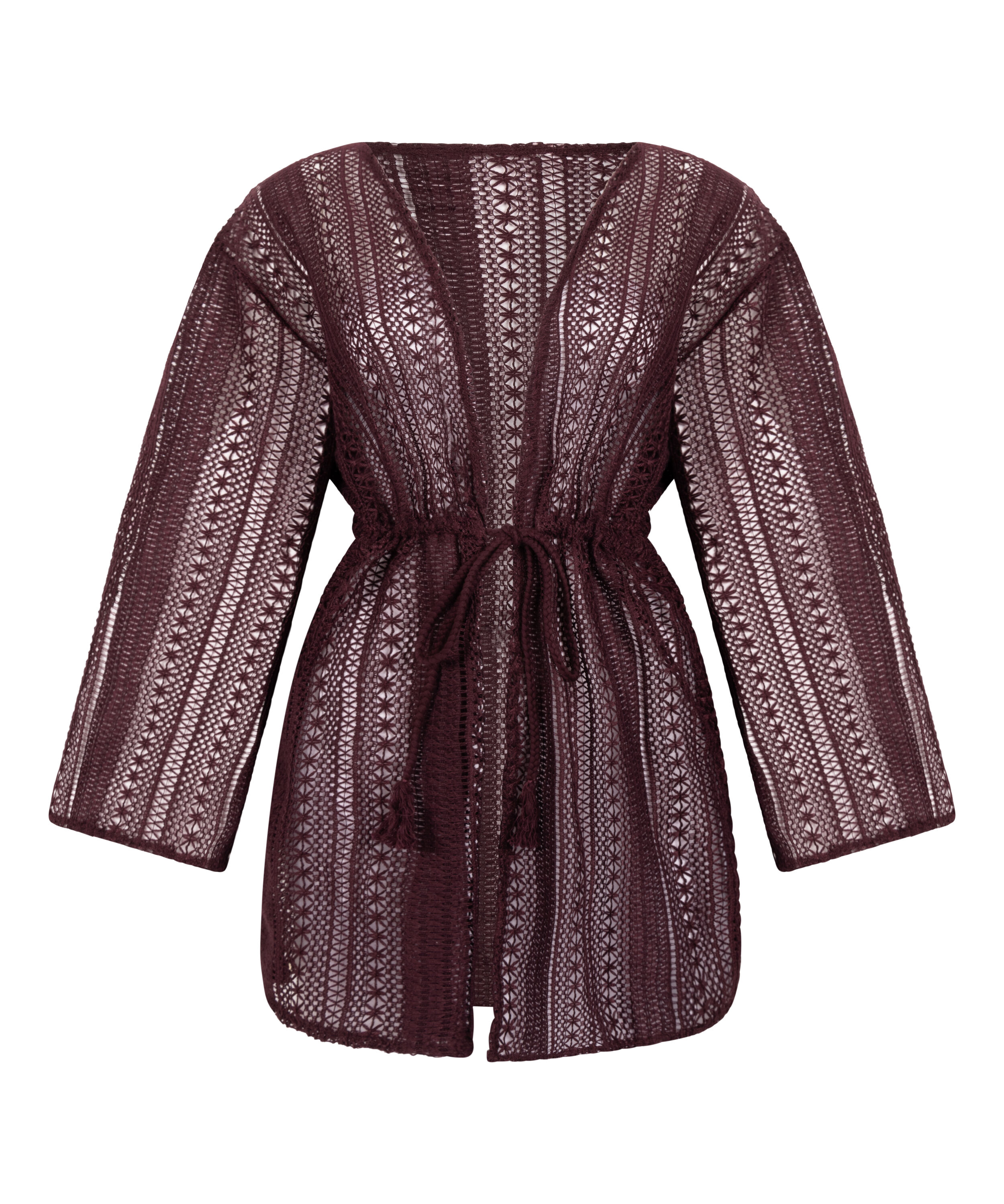 Beach Crochet Kaftan, Lila