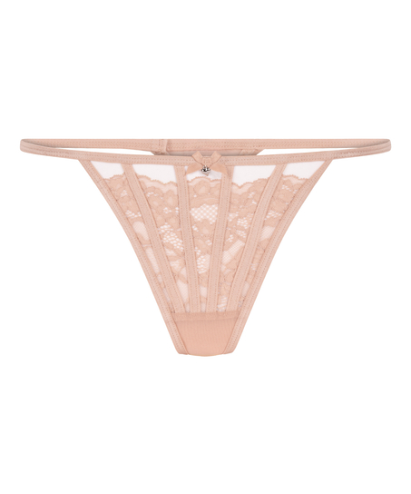 Maxime stringtrosa, Beige