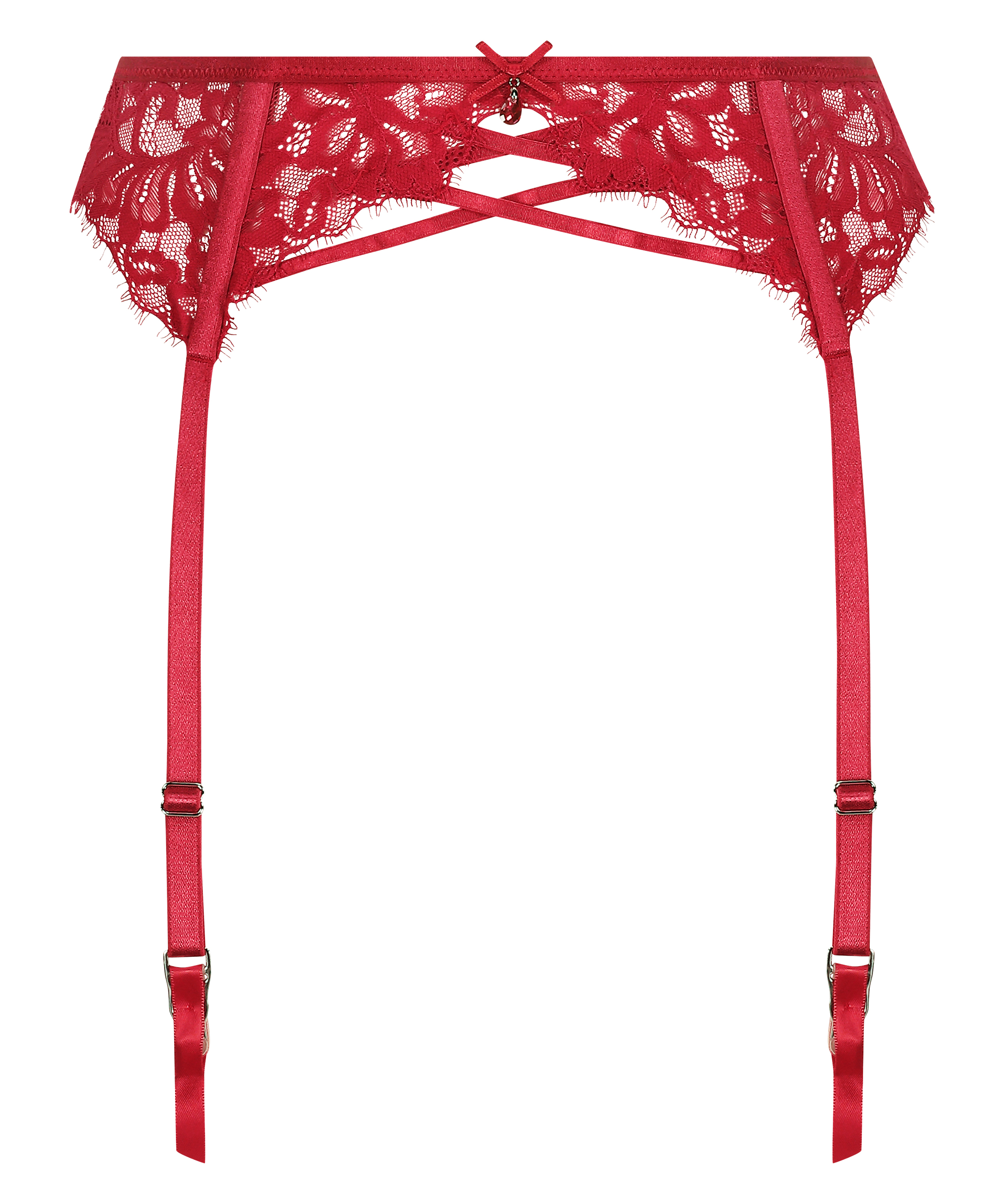 Strumpeband Charlotta, Röd, main