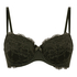 ﻿Formpressad bygel-bh Teddy, Grön